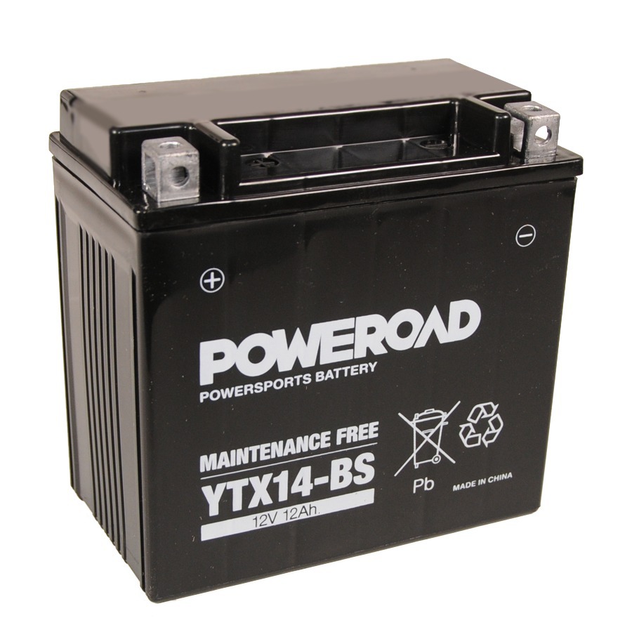 BATERIAS POWEROAD BATERIA YTX14 BS POWEROAD